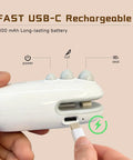 Close-up of USB-C port on 2 In 1 Bag Sealer With Cutter Portable Rechargeable Heat Sealer With Magnetic For Chips Snacks And Plastic Bags