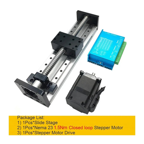 High Precision Linear Guide Rail And Slide Stage For X Y Z Axis With Ball Screw SFU1204 1605 1610 500mm SFU1610 Industrial CNC