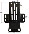 Dimensions of Stainless Steel Awning Mounting Brackets For Rooftop Tent Side Tracks, Heavy Duty Side Mount Kit