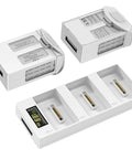 Two Pack 5870mAh 15.2V Smart Flight Battery Kit With Charger for DJI 4 Pro V2.0 Advanced RTK Drones, batteries and charger shown