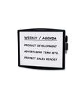 Plastic PA Dry Erase Board 11 By 14 Writing Surface With Included Marker And Eraser Tip ViperPin Mounting For Any Tackable Surface