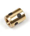 Badass One Piece Sleeve Bearing With 5Mm Inner Bore And 9Mm Outer Diameter At 12Mm Long, featuring a steel core and porous bronze design.