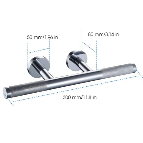 Shower Foot Rest Bar Wall Mount Brass Ledge Easy Leg Shaves Polished Chrome dimensions diagram with measurements