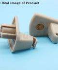 2 Pack Interior Sun Visor Hook Clip Bracket Replacement For Dodge Charger Magnum And Chrysler 300 Beige OEM 1EJ51BD1AA Fits 2005 To 2007 Chrysler 300, 2006 To 2007 Charger, 2007 Magnum Durable Plastic