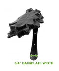Oak Leaf Cast Iron Door Knocker Built Tough In Rustic 6 Inch Front Door Hardware With Rust-Resistant Powder Coat Finish