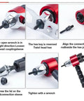 Heavy Duty M3 To M8 Electric Rivet Nut Adapter Kit For Drills With Quick Change Mandrels Perfect For Car RV Repair Metalworking Auto Body And Home DIY Projects That Seriously Rock. red drill rivet nut adapter with M3 M8 mandrels