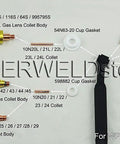 Assortment of TIG Alumina Nozzle Ceramic Cups 13N09 five sixteenth inch orifice fit PTA SR DB WP 9 17 18 20 25 26 welding accessories