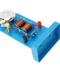 Hands On Electromagnet Experiment Kit For Physics Class And Home School Projects Electric Bell Demonstration Tool Magnetic Field Experiments For Schools Student Friendly Easy Setup With DC Power 3-6V shown from above