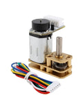 DC Gear Motor With Hall Encoder And AB Phase Feedback, 3V To 6V Operation, 350 To 1 Gear Ratio, Energy Efficient Industrial Drive