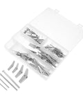 Heavy Duty Toggle Bolts And Wing Nut Kit For Drywall And Hollow Doors, 32 Piece Anchors And Screws Set with case
