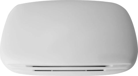 Front view of Two Note Ding Dong Door Chime For Front And Rear Doors White Dual Tone 9 Inch Cover