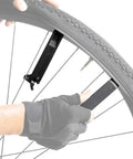 Using Power Lever X 5-In-1 Master Link Pliers And Tire Levers With Chain Hook Presta Core Tool for bike tire repair