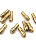 Heavy Duty Brass Micro Collet Chuck Adapter Set For Dremel Rotary Tools 0.5 To 3.2mm showing multiple brass adapters.