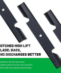 Heavy Duty Mower Blades 482878 Set For Scag Tiger Cub Wildcat Turf Tiger 36 Inch And 52 Inch Decks Replacement