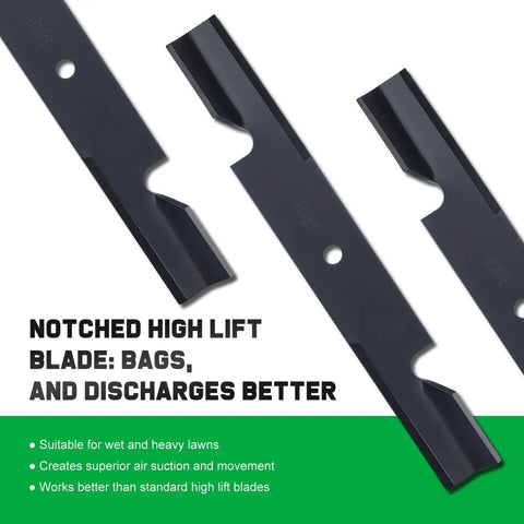 Heavy Duty Mower Blades 482878 Set For Scag Tiger Cub Wildcat Turf Tiger 36 Inch And 52 Inch Decks Replacement