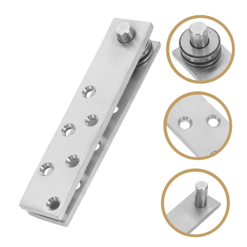 360 Degree Stainless Steel Invisible Pivot Hinges for Secret Bookcase Doors Heavy Duty Concealed Door Hardware Rotatable Hidden Hinge System