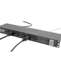 Beefy 14 Outlet Rack Mount Surge Protector Power Strip PDU For IT Pros 15A 120V 3000 Joules with 15ft Cord 5-15P Plug 1U