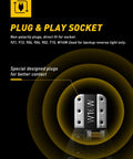 912 921 LED Bulbs For Backup Lights Ultra Bright 6000K White plug and play socket detail