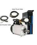 220V AC Servo Starter Kit With 1.8KW Brake, 80 110 130mm Flange Industrial Servo Motors, motor cables, encoder for automation
