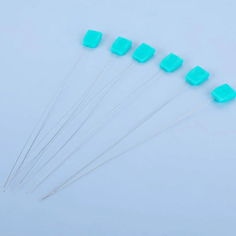 10 Pack Long Needle Threaders 7.87 Inch Long Pulling Hook Tools for Embroidery Floss Stitching DIY Sewing Craft Beadwork Projects