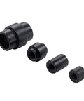 Heavy Duty 26 Piece TC4 Titanium Replacement Kit For Knives featuring black lanyard tubes and blade stop pins in various sizes.