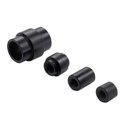 Heavy Duty 26 Piece TC4 Titanium Replacement Kit For Knives featuring black lanyard tubes and blade stop pins in various sizes.