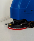Red 20 Inch Floor Scrub Pad For Spray Buffing And Light Cleaning used with automatic floor machine removing scuff marks on floor