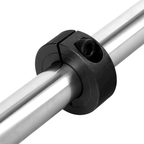 Four Pack Shaft Collar With 2 Inch Bore, Heavy Duty 1045 Steel, Set Screw Split Clamp-On Collars, 3 Inch Outer Diameter, 11/16 Inch Thick, Includes M4 Set Screws
