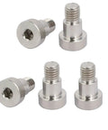 Straight Up Tough 304 Stainless Steel Hex Socket Shoulder Bolts With M10 Threads And A 12mm Shoulder Diameter Plus 10mm Length Five Piece Set.