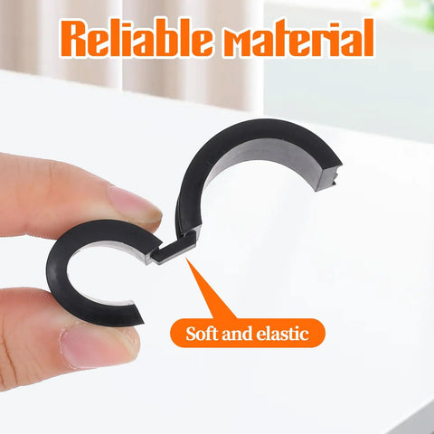 16 Pack Bike Handlebar Gasket Shims Kit Converts 22.2 To 31.8 Mm and 25.4 To 31.8 Mm Adapter shown close-up