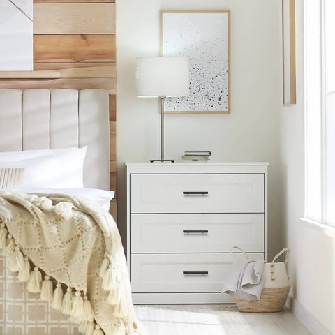 White bedroom furniture with black cabinet handles 30 pack four inch matte square drawer pulls for kitchen cabinets.