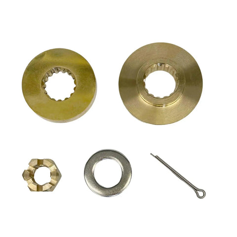 Plug And Play Propeller Hub Kit For Yamaha Outboards 60HP-85HP With Nut Cotter Pin Thrust Washer Spacers And Washers Replaces 688-45987-00
