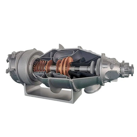 Hands On 3D Printed Turboprop Engine Model Kit In One Fifty Scale With PT6A Details Semi Dissected Engine And Electric Fan Blades For STEM Education And Science Demonstrations 100 Pieces