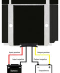 Beefy Industrial DC Converter 12V To 48V Up To 30A Three-Phase Inverter for Factory Equipment with wiring diagram visible