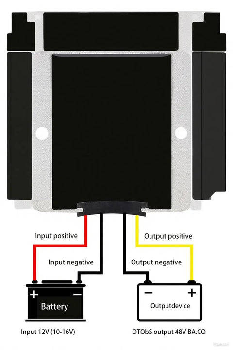 Heavy-Duty Three-Phase Inverter For Industrial Use, Boosts 12V DC To 48V DC With Up To 30A Output, IP68 Waterproof Rugged Voltage Converter