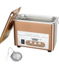 Heavy Duty 900Ml Ultrasonic Cleaner Machine With Sixty Watt Power And Forty Kilohertz Frequency for deep cleaning jewelry and small parts.