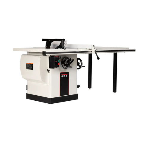 12 Inch Xacta Cabinet Table Saw With 5HP 1PH Power, Riving Knife For Kickback Reduction, 80 Inch Solid Cast Iron Work Surface, Poly V-Belt Drive For Smooth Cuts, Dust Collection Shroud, Integrated Arbor, Built Like A Beast Workhorse