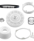 Washer Pulley Clutch Kit With Drive Belt And Splutch Cam Kit For Top Load Washers Replacement Includes W10006384 Belt