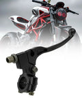 Top Shelf Motorcycle Clutch Brake Lever Perch 7/8 Inch Aluminum with clamp for pit bike handlebar mounting.
