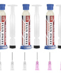 No Clean Soldering Flux 559 10cc 10mL Paste Syringe For Electronics Pro Grade With Needle Dispensing Tool Pack Of 3 Red And White Needles