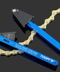 All-In-One Bike Chain Wear Gauge And Checker Tool, aluminum alloy chain stretch tester for road, mountain, hybrid bikes