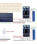 Solar Battery Charger And MPPT Controller For LiPo And Li-Ion Batteries, showing connection with solar panels and power supply.