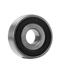 4 Pack 6202 RS Ball Bearings With Front And Rear Spacers And Sleeves For Converting 15mm To 12mm Dirt Pit Bike Wheel Axles Includes Bearings Spacers And Bushings For Easy Plug And Play Durable Wheel Upgrade showing a single sealed bearing