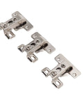 3 Pack Folding Hinges Zinc Alloy 180 Degree Hinge Set With Durable Plating For Cabinets Wardrobes Doors And Tables Soft Close Self Closing Quiet Buffering