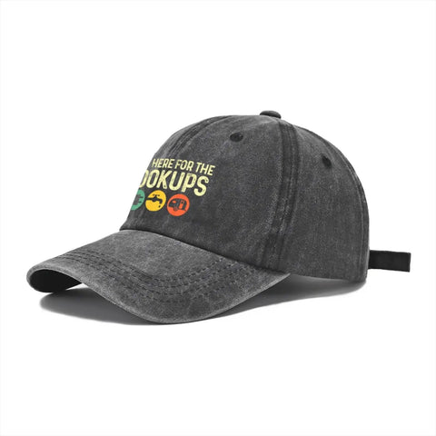 Things I Do In My Spare Time Funny RV Lover Travel Cap For Men Women Washed Denim Baseball Hat Adjustable Trucker Style