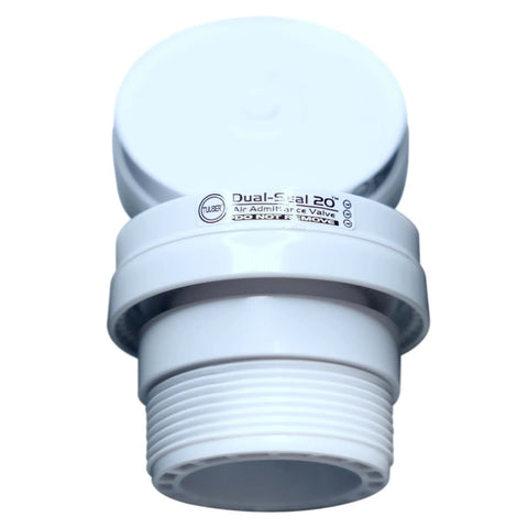 2 Inch Air Admittance Valve With Superior Seal For Plumbing Vents, No More Sewer Gas Odors, Dual 2X Seal, Fits 2 Inch Schedule 40 Pipes