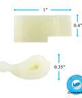 Agitator Dog Replacement Set 80040 For Whirlpool And Kenmore Washers Compatible With Top Load Models, showing size measurements