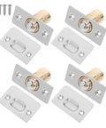 Adjustable Ball Catch Door Hardware In Silver Finish For Wood And Room Doors 4 Sets Stainless Steel And Copper Build