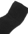 Close-up of neoprene wrist strap of Pair Of Pro Steel Weight Lifting Hooks For Deadlifts And Shrugs With Neoprene Wrist Straps