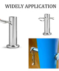 Ten Pack Single Hole Clevis Pins M6 X 30 Flat Head Zinc Plated Steel For Mechanical Linkage Fixed Parts Ship Rigging And Hinge Applications Durable Hardware For Quick Secure Fits. M6x30 pin shown in rigging and hinge use